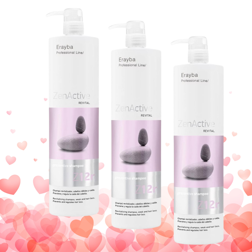 이레이바 젠 Z12R 리바이탈라이징 샴푸 1000ml 3팩 - 상품 이미지