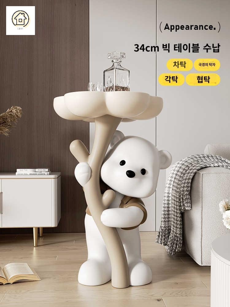 침실 캐릭터 인테리어 가습기 협탁 엔틱 베어 - 상세 이미지 3