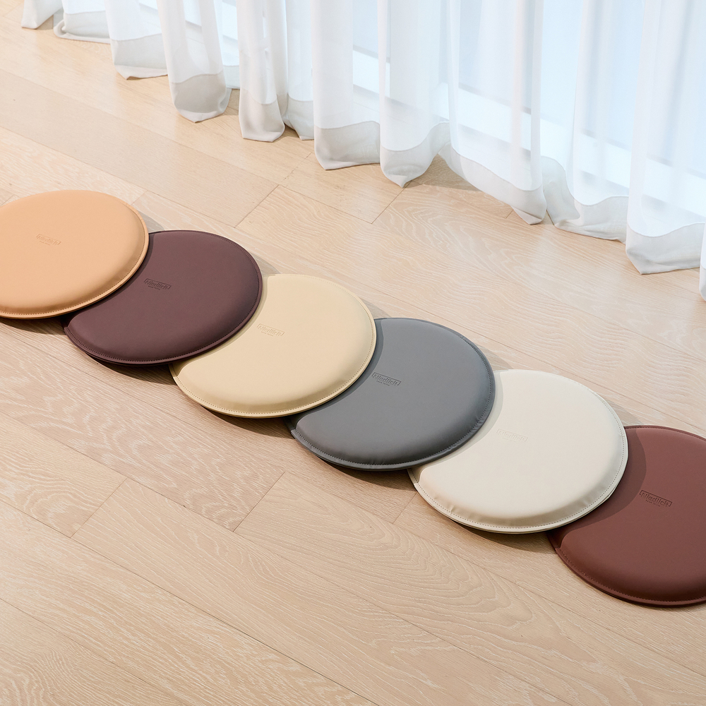 니뜰리히 의자방석 가죽 식탁 벤치 원형 두꺼운 35cm