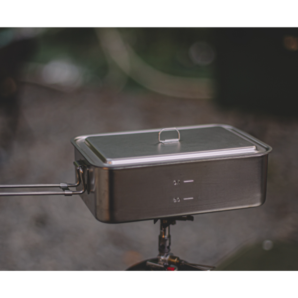 키녹스 캠핑 스테인레스 반합 사각 스텐 반합