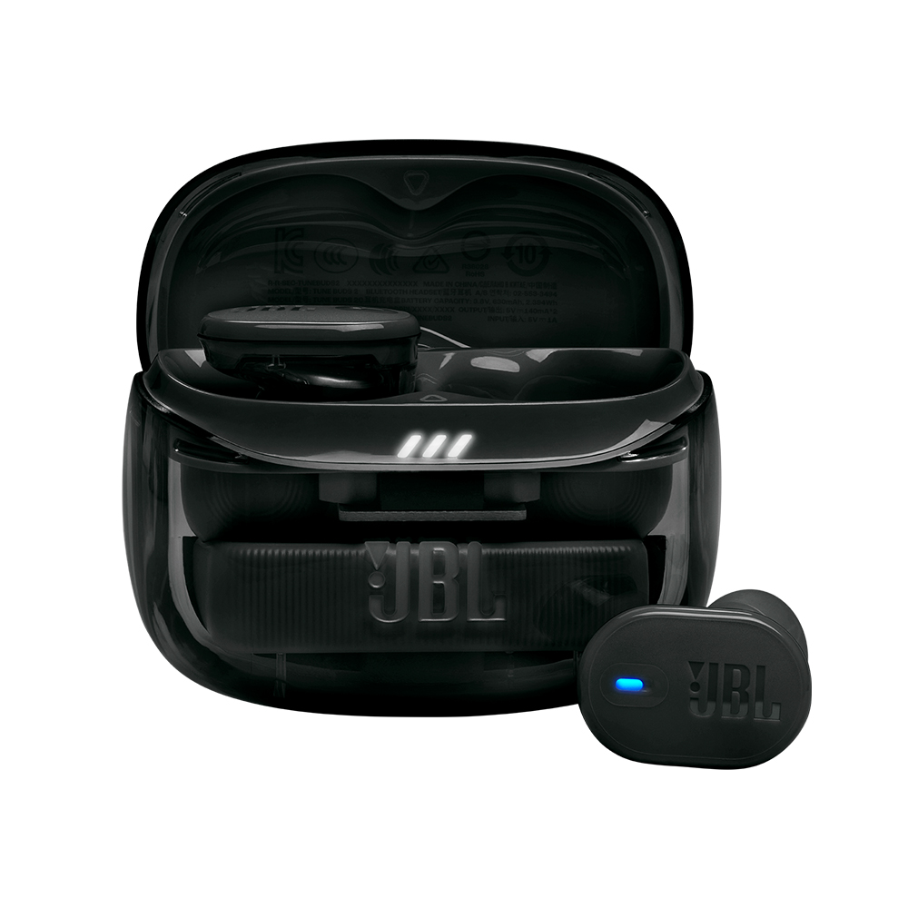 삼성공식파트너 JBL TUNE BUDS2 노이즈캔슬링 블루투스 이어폰 고스트 블랙 이미지 3