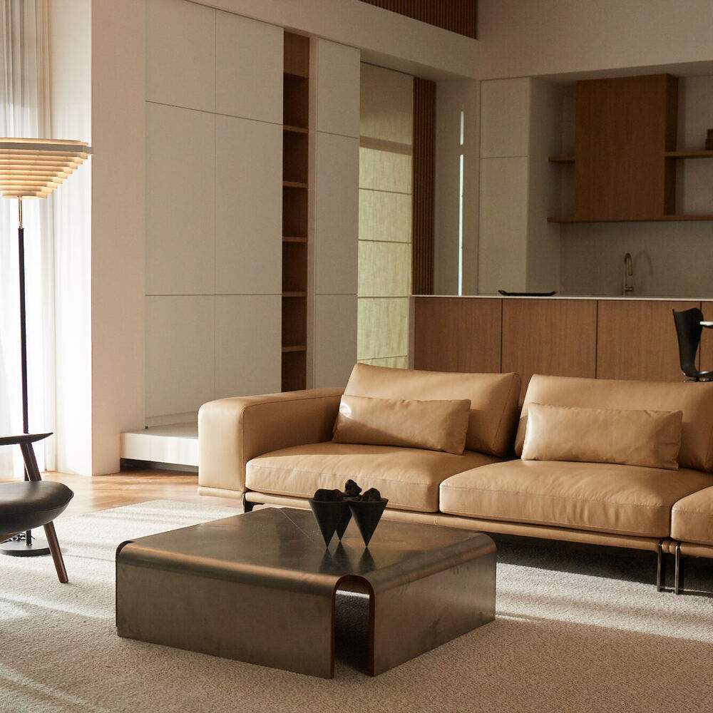 알로소 스탠 3인소파 가죽소파 (드리밍헤비가죽)