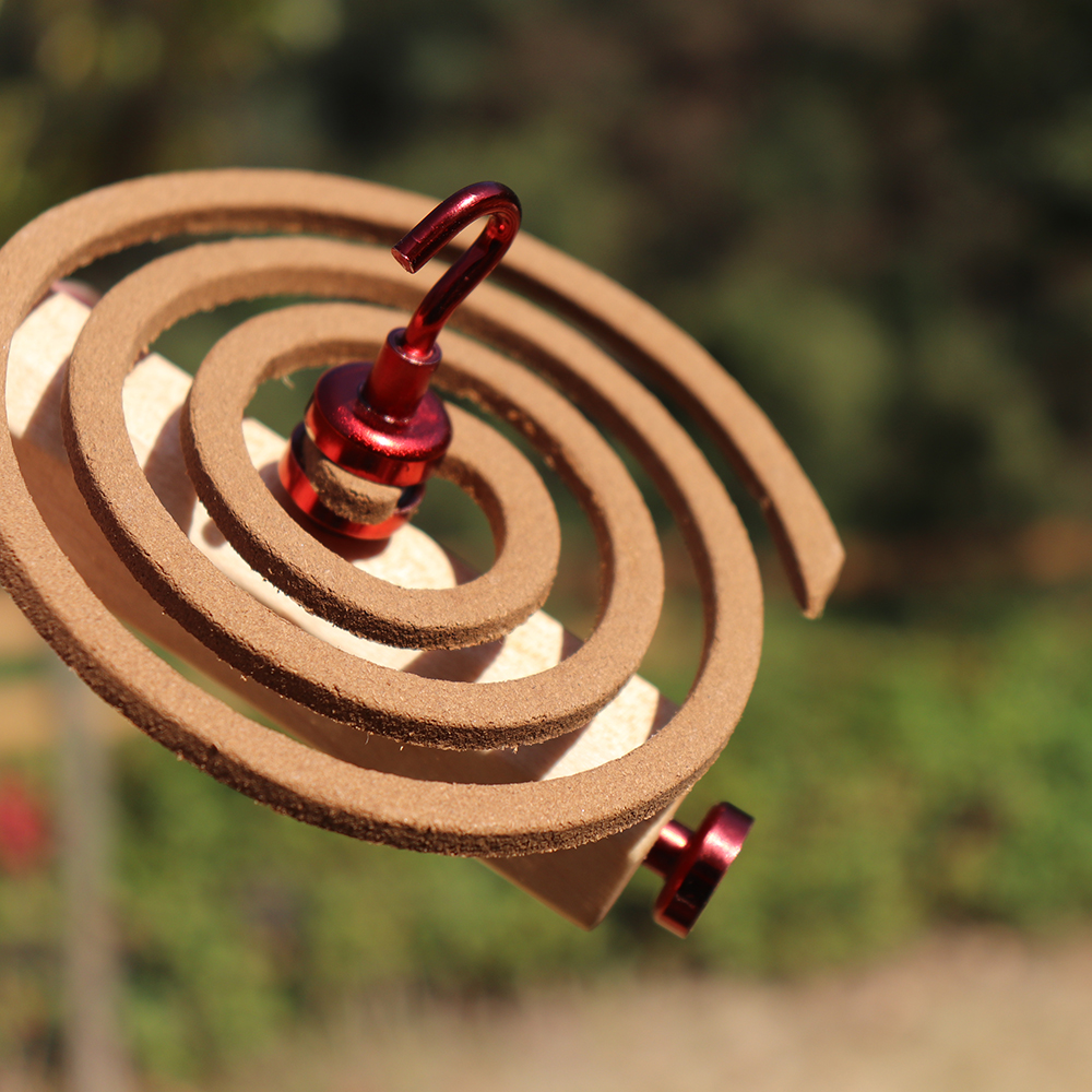 모기향 거치대 자석 홀더 휴대용 연소기 캠핑 모기향 걸이 사각기둥