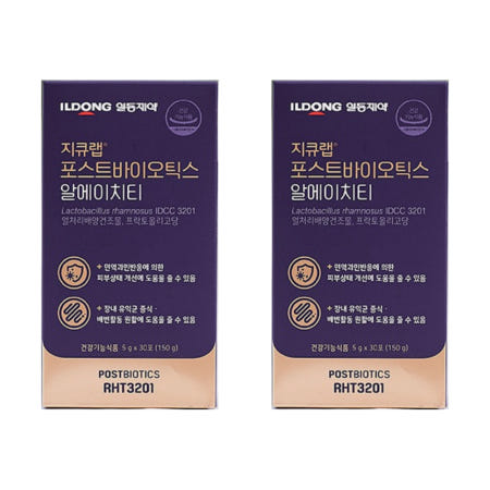 일동제약 지큐랩 포스트바이오틱스 RHT 알에이치티 5g 30포 2박스 SJ