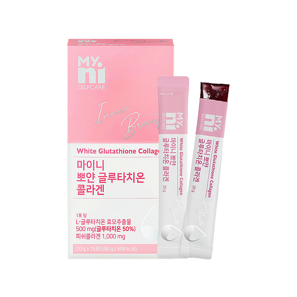 일동생활건강 마이니 뽀얀 글루타치온 콜라겐 15포 1개 - 상품 이미지