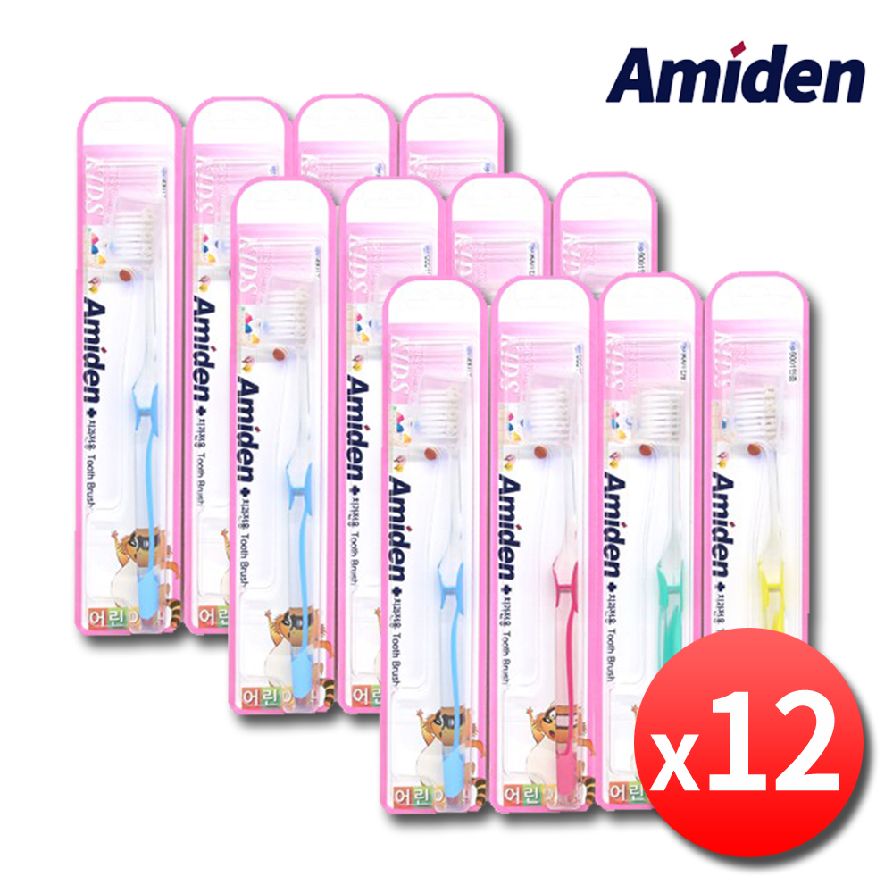 치과 어린이 유아 주니어 아동 초등학생 어린이집 유치원 프라임 칫솔 12개