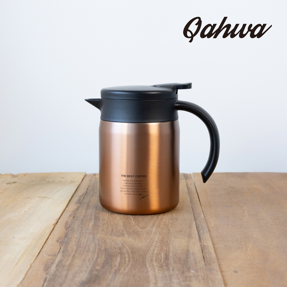 [정식수입] QAHWA 카와 보온 서버 코퍼 커피 서버 테프론 코팅 635ml - 상품 이미지