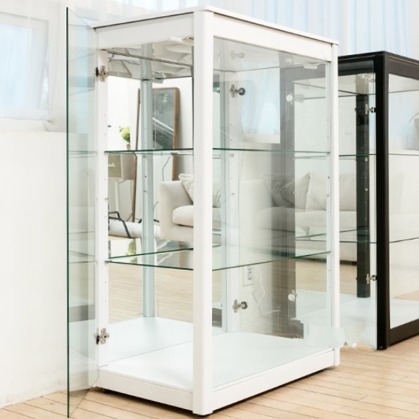 유리 문 조명 장식장 트로피 진열장 건프라 장식장 굿즈 장식장