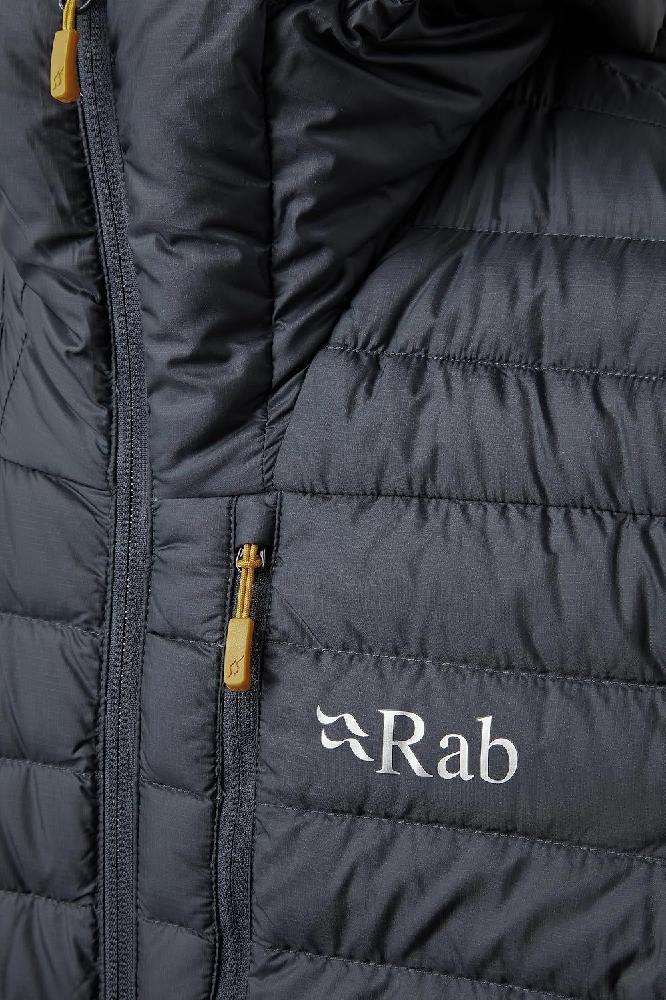 Rab 트레킹 클라이밍 스키용 남성용 마이크로라이트 알파인 다운 재킷 - Beluga X-Large - 상세 이미지 5
