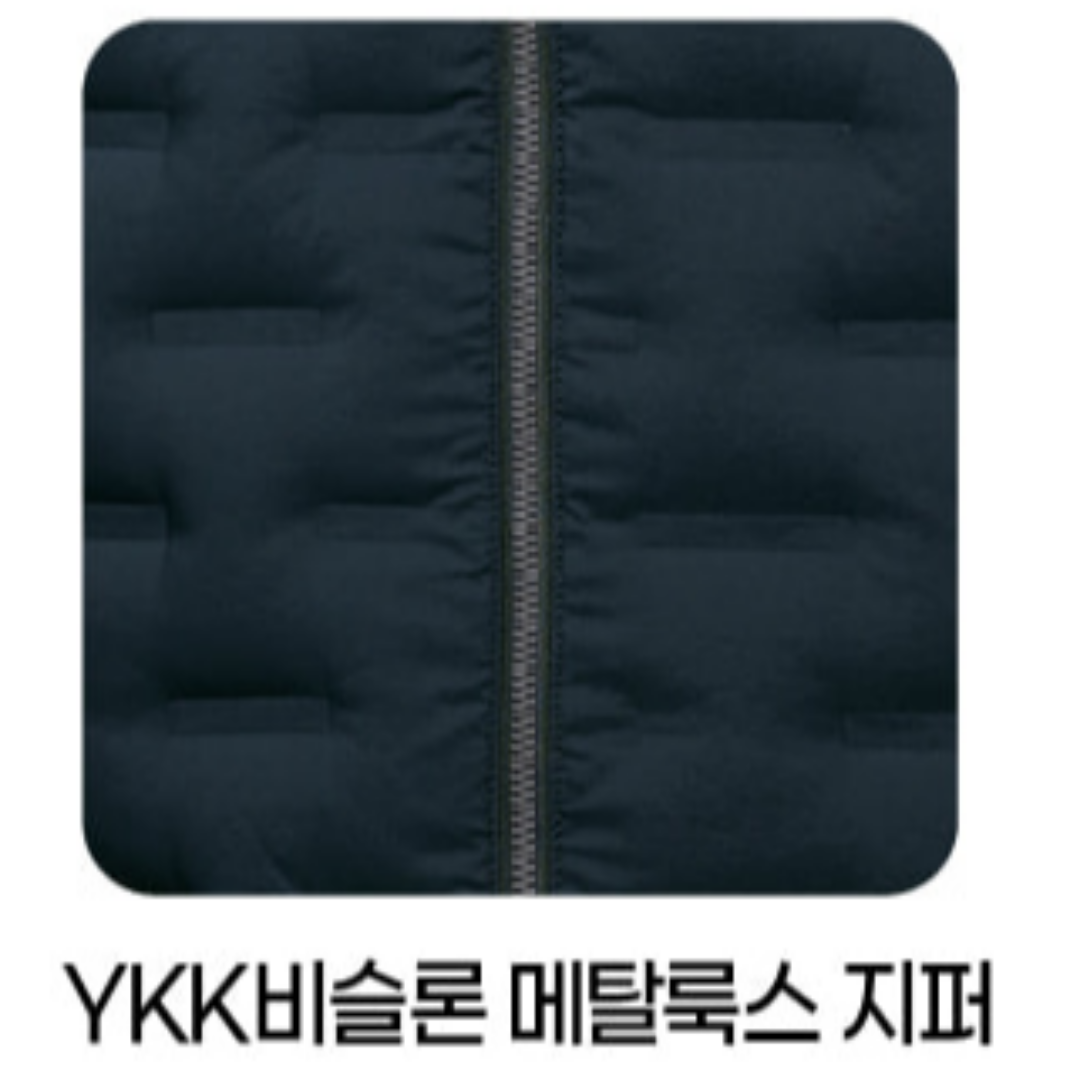 MARK 마크 MK-398 블랙 작업복 현장 잠바 회사 근무복 데일리 다운 자켓 점퍼 - 상세 이미지 4