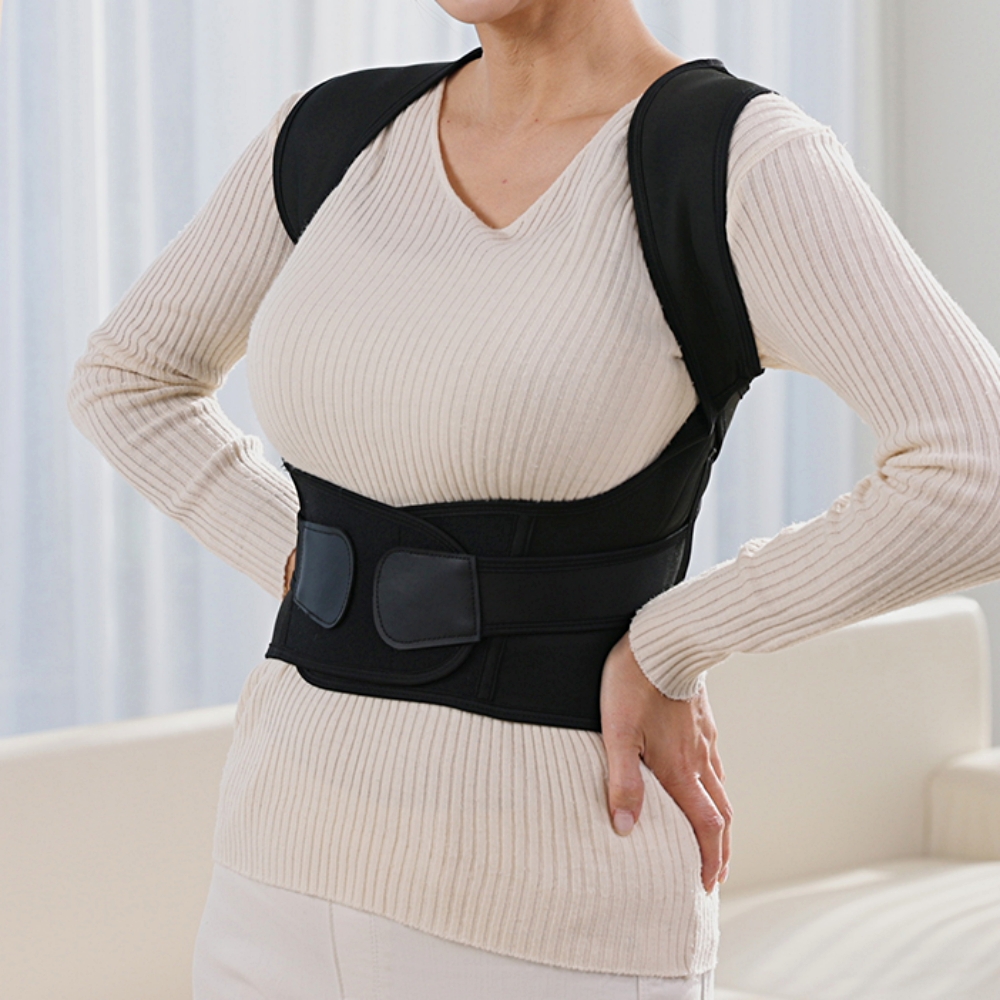 입는 테이핑 쭉쭉핏 자세교정밴드 1세트 라운드숄더 굽은등 바른 어깨 허리교정밴드