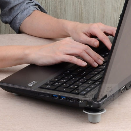 울언니협력사 울언니추천샵 4P 도트형 노트북 받침대 노트북쿨러 노트북쿨링 노트북발열 노트북받침용품 노트북발열쿨러