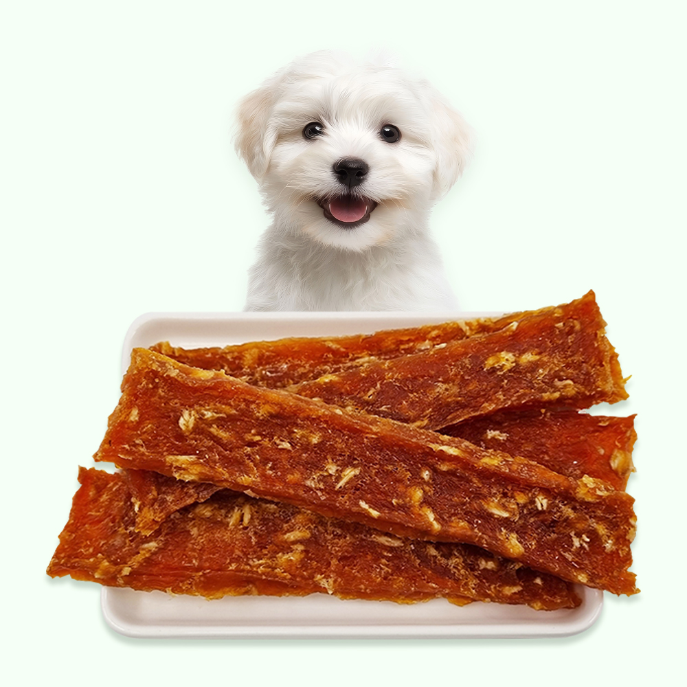 치블오트밀스틱 국내산 오트밀과 저지방고단백 다이어트 닭고기로 기호성 좋은 강아지수제간식 - 상품 이미지