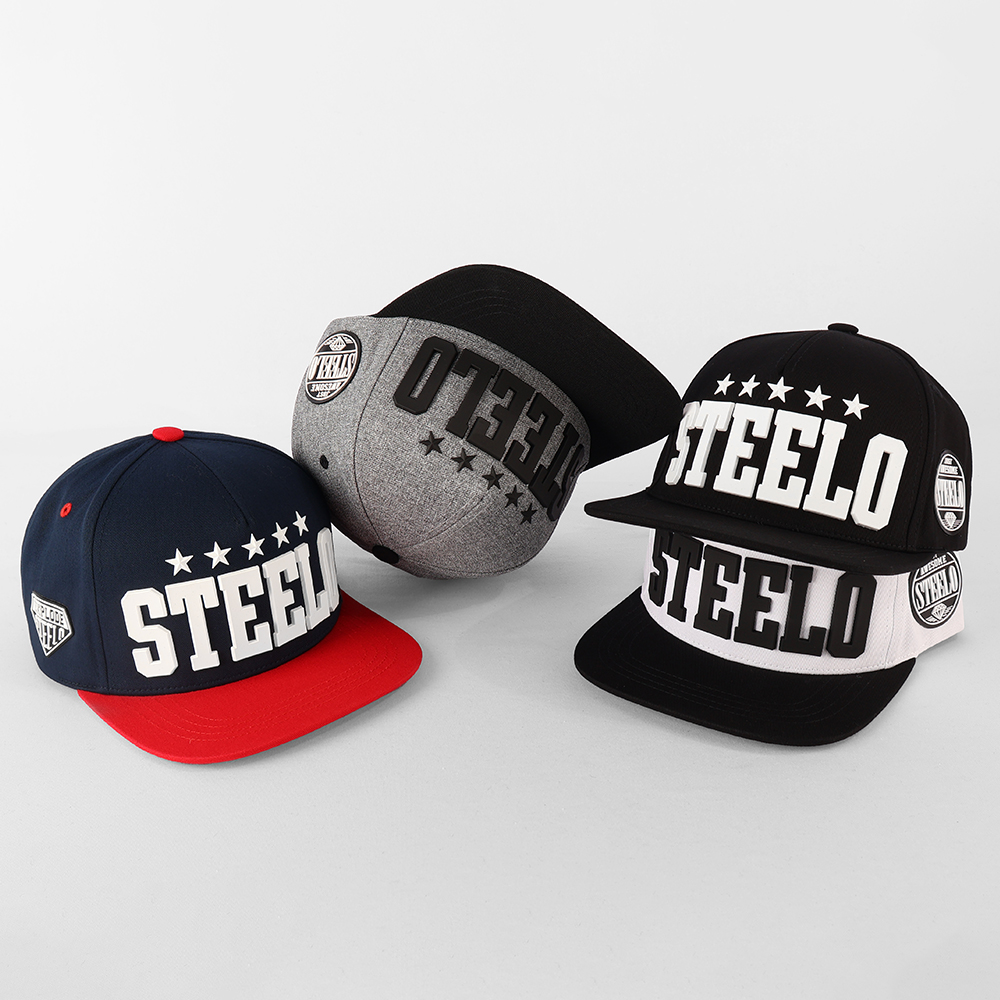 STEELO 3D 레터링 스냅백 남자 캠프캡 힙합모자 일자챙모자 snapback 이미지 6