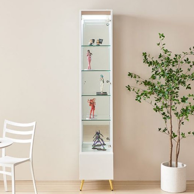 유리 문 장식장 굿즈 진열장 상패 트로피 진열장 건프라 장식장