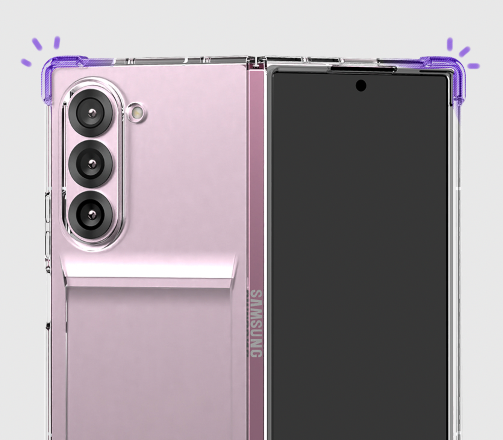 갤럭시 케이스 카드 수납 지갑 투명, 갤럭시Z 폴드6 - 상세 이미지 4