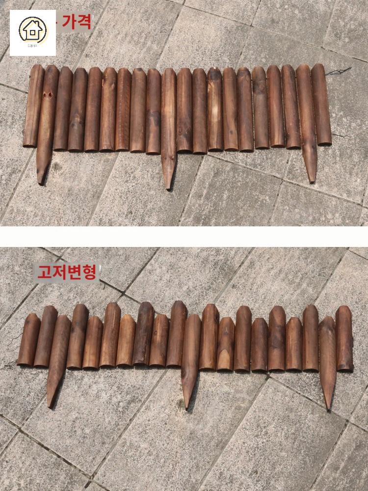 합성 목재 난간 경계 방부목 데크 화단 휀스 - 상세 이미지 4