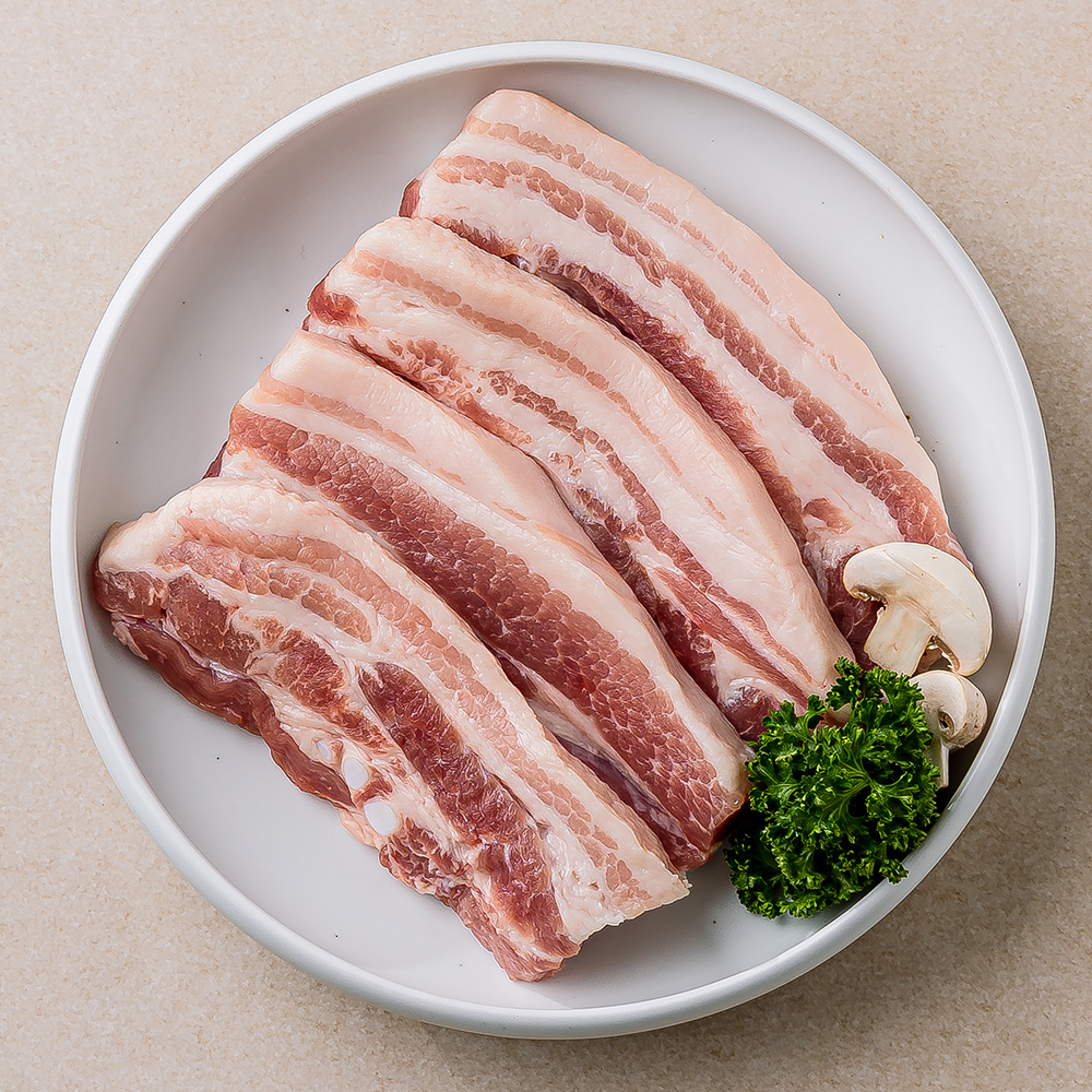 바르돈 국내산 1+ 한돈 냉장 삼겹살 300g, 500g