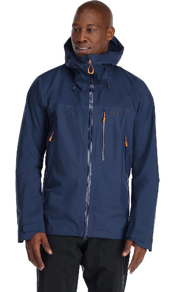 Rab 남성용 Latok Mountain GORE-TEX Pro 재킷 GTX 방수 통기성 쉘 트레킹 등산 및 - 딥 잉크 라지 딥 잉크 M - 상세 이미지 3