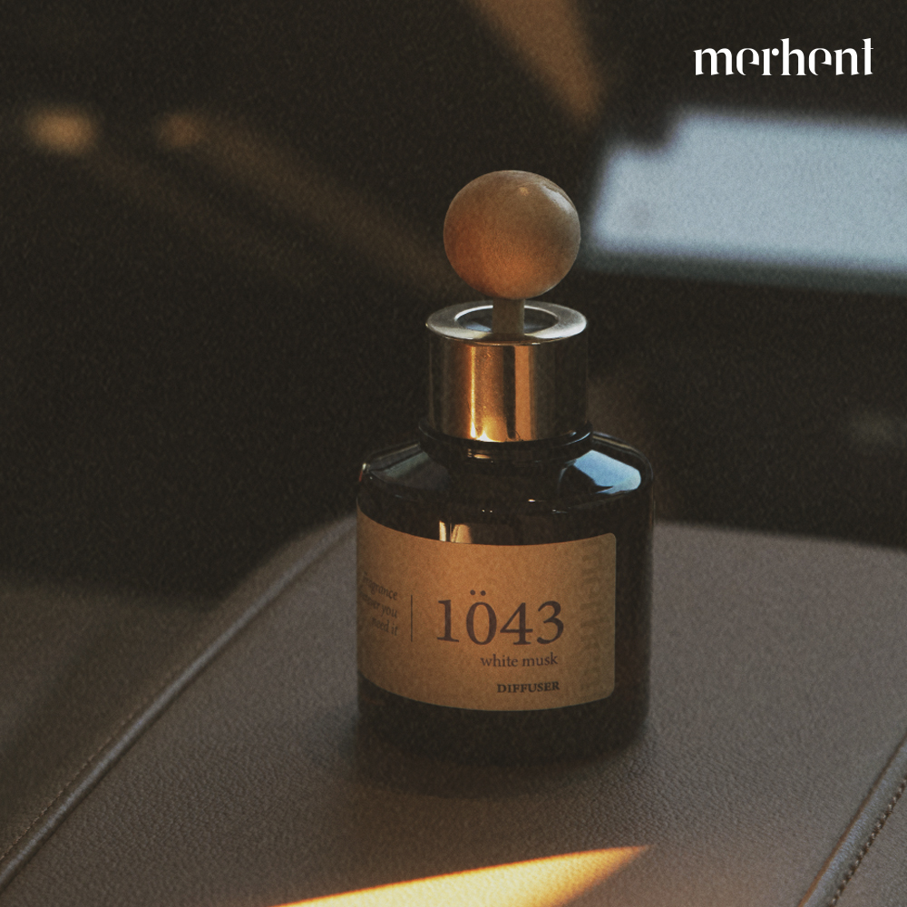 1+1 메르헨트 차량용 방향제 디퓨저 80ml 딥그린플라워 차 자동차 고급 차량 명품