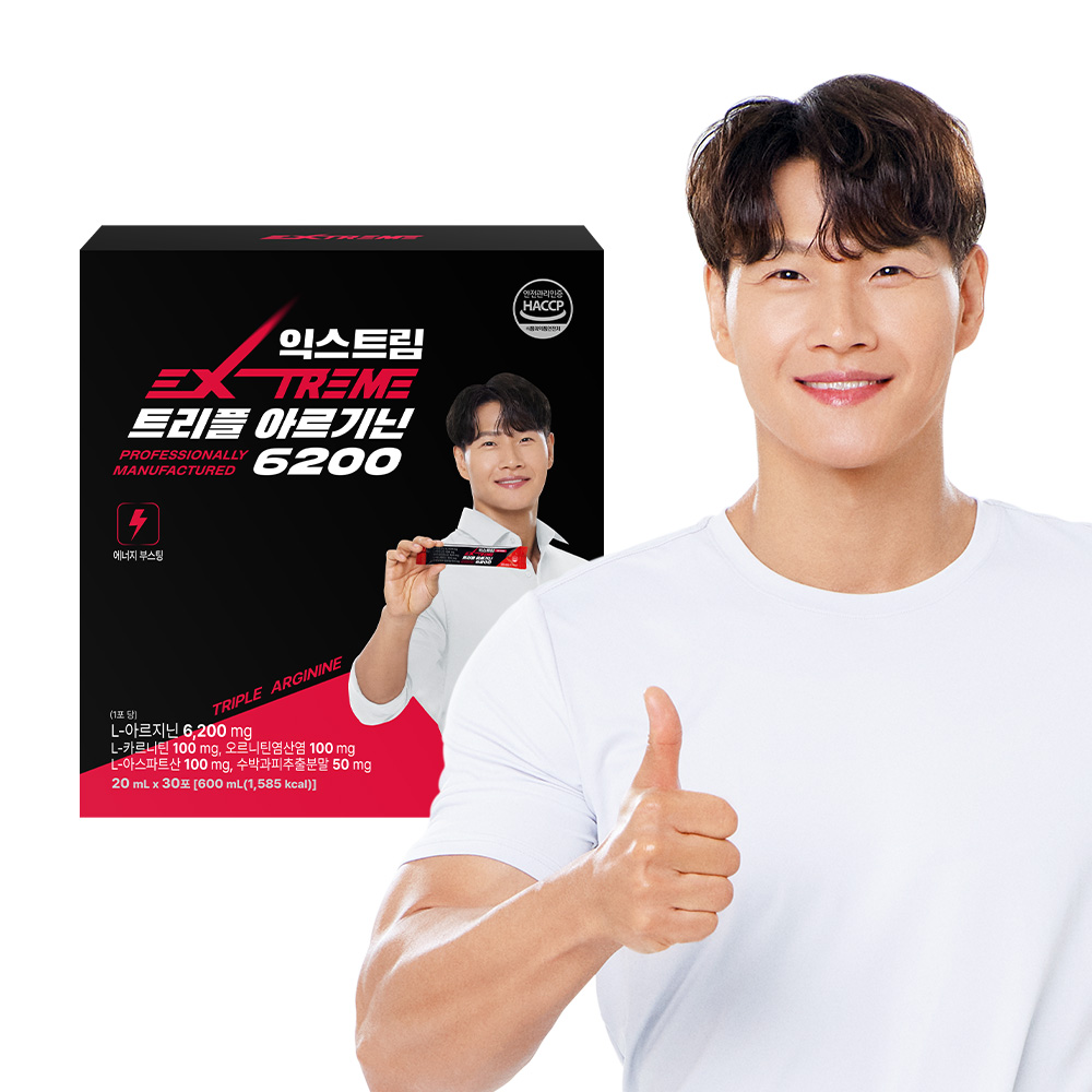 익스트림 김종국 트리플 아르기닌 6200 30포, 1개