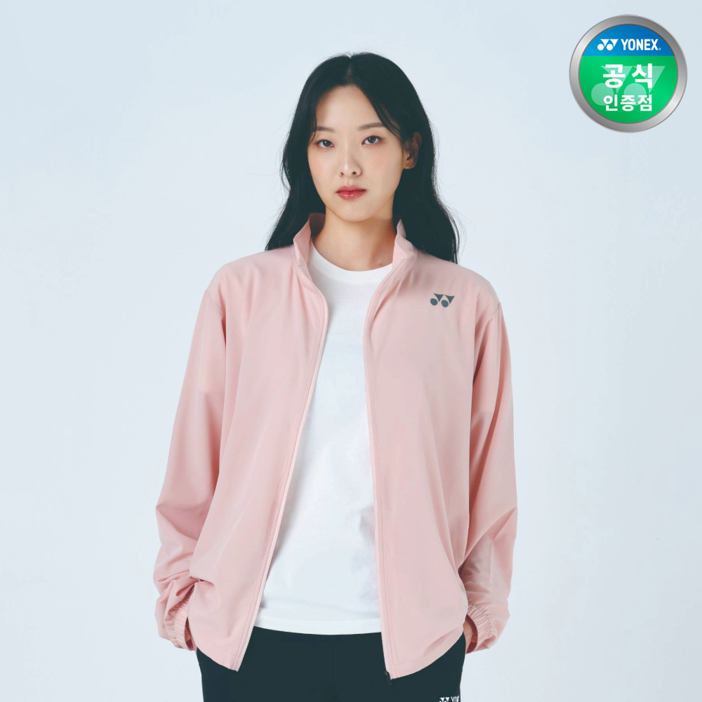 요넥스 50172EX 배드민턴 프렉티스라인 트레이닝복 상의 츄리닝 남녀공용 핑크 - 메인 이미지