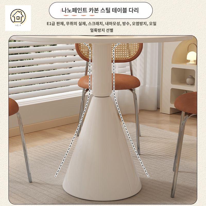 협탁 노르딕 철제 거실 코너 테이블 침대 소파 감성 사이드 - 상세 이미지 4