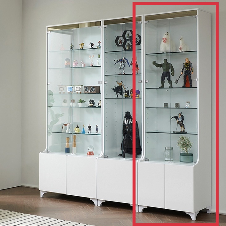 유리문 장식장 트로피장 상패 굿즈 장식장 5단 진열장