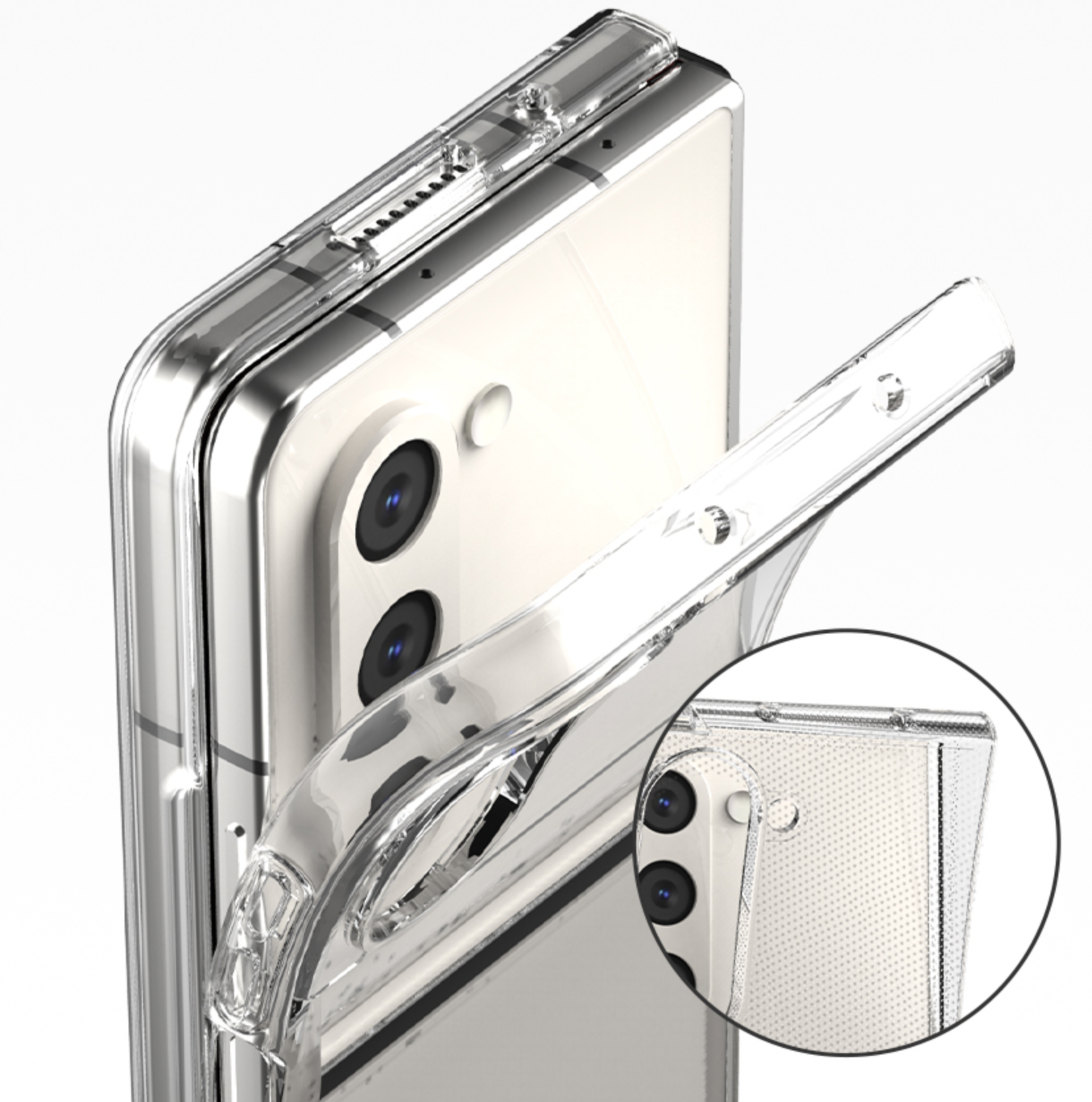 갤럭시 케이스 카드 수납 지갑 투명, 갤럭시Z 폴드4 - 상세 이미지 5