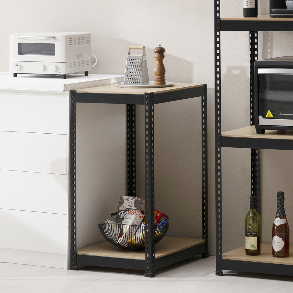 영진랙 철제선반 무볼트 조립식앵글 베란다 다용도실 영진앵글 6003002100 2단 독립형