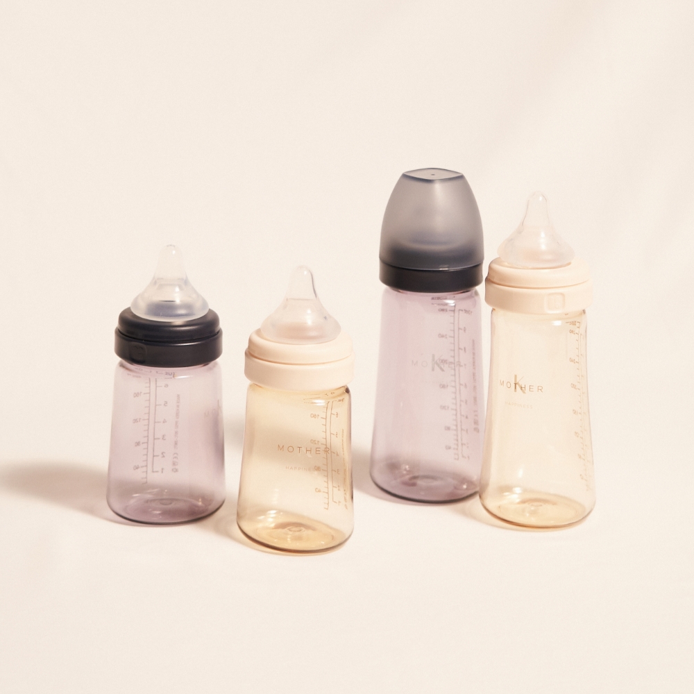 마더케이 신생아 PPSU 젖병 배앓이 방지 (노꼭지) 180ml, 1개, 크림 - 상세 이미지 5