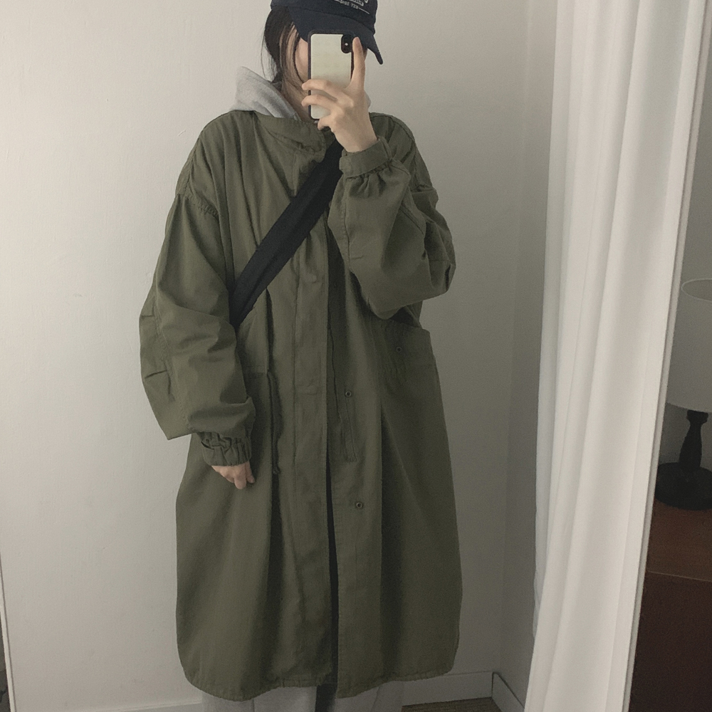 봄 가을 간절기 롱야상