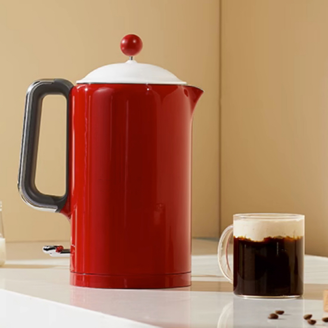 빈티지 통주물 전기포트 대용량 분유포트 보온 차탕기 온도조절 레벤호프 티메이커 1.5L