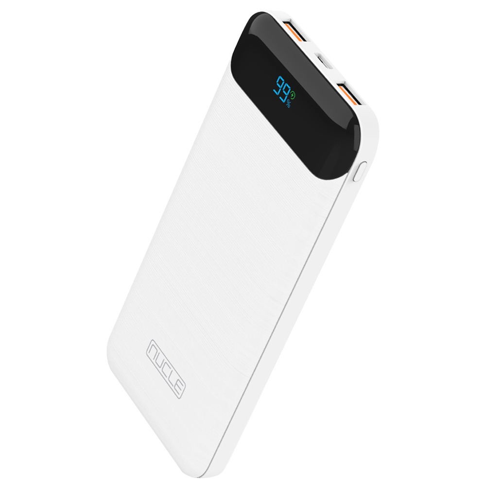 뉴클 LCD 잔량표시 고속충전 슬림 보조배터리 10000mAh - 메인 이미지
