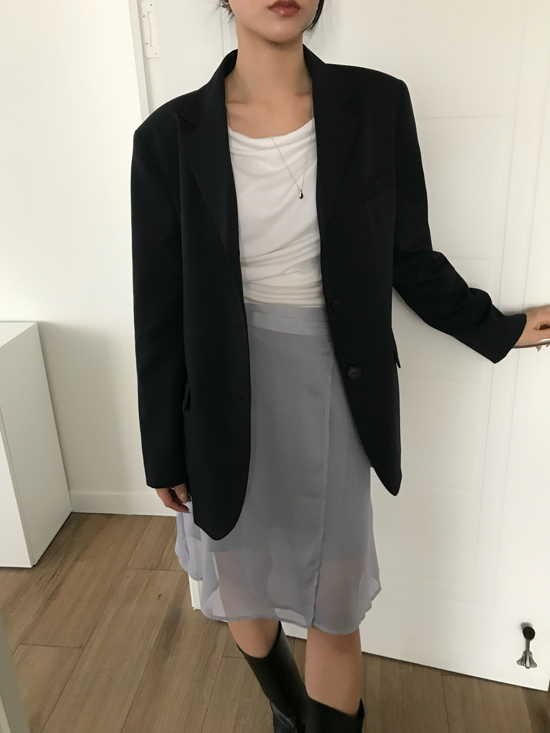 [속치마SET] 캐머런 레이어드 랩 스커트 상세 이미지 39