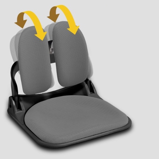 접이식 등받이 허리 보호의자 다리없는 척추 의자 앉은뱅이의자 앉는 앉은 어린이좌식