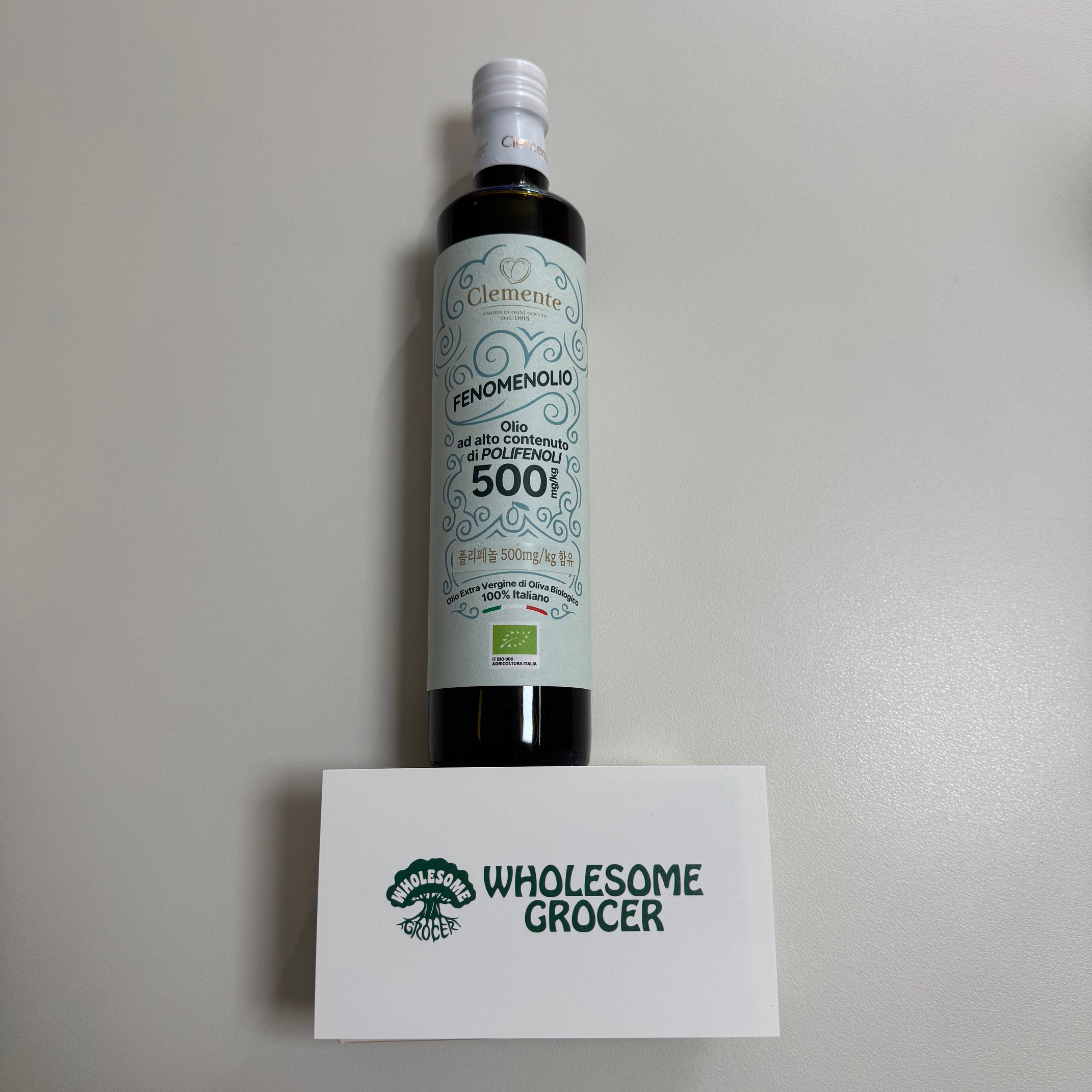 클레멘테 페노메놀리오 유기농 엑스트라버진 올리브유 올리브오일 500ml - 상세 이미지 2