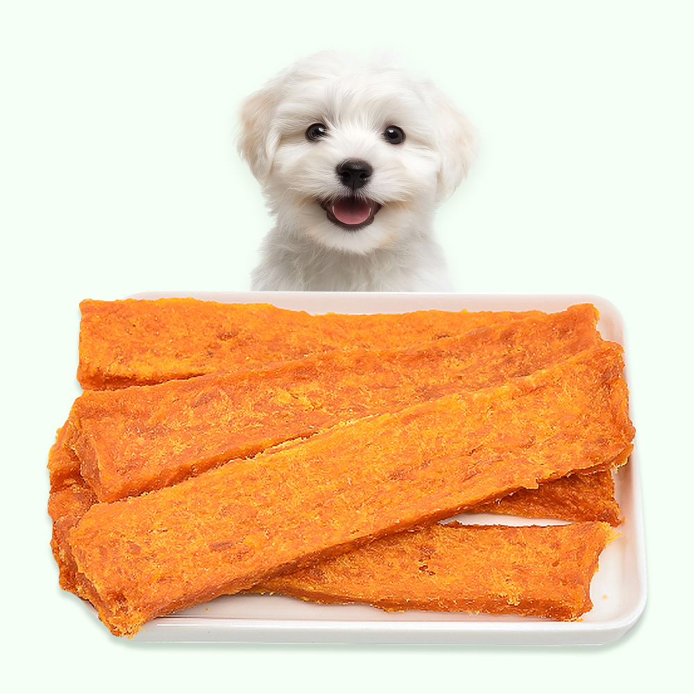 국내산 치고스틱 강아지수제간식 고구마와 닭가슴살로 만든 소프트한 애견간식 닭고기+고구마, 70g, 1개 - 상품 이미지
