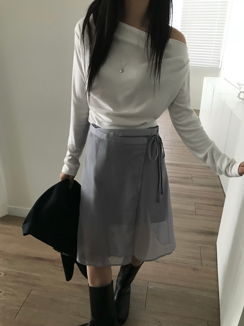 [속치마SET] 캐머런 레이어드 랩 스커트 상세 이미지 59
