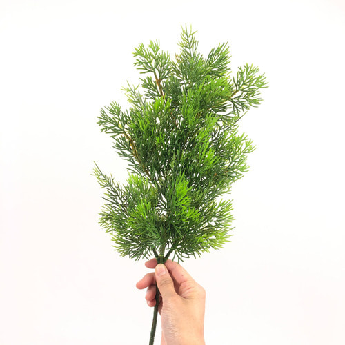 편백나무 장식 조화 부쉬 리스 크리스마스 가랜드 DIY 인테리어 인조나무 원예 소품 - 상세 이미지 5
