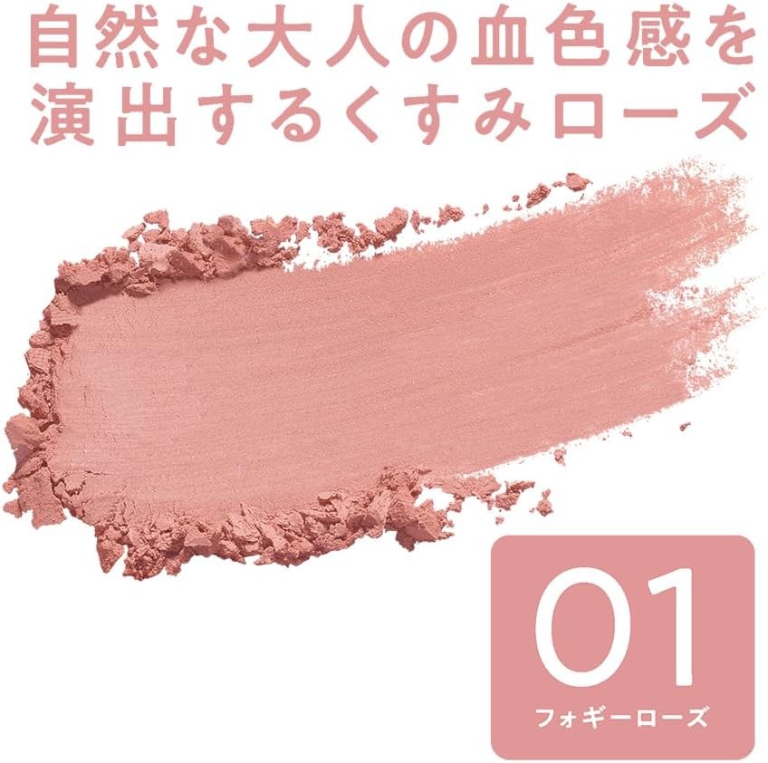 세잔느 티크 브러쉬 01 로즈 핑크 2.2g - 상세 이미지 5