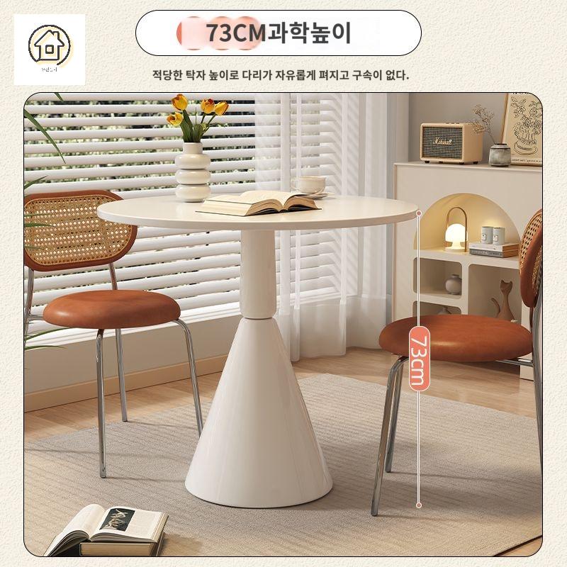 협탁 노르딕 철제 거실 코너 테이블 침대 소파 감성 사이드 - 상세 이미지 3