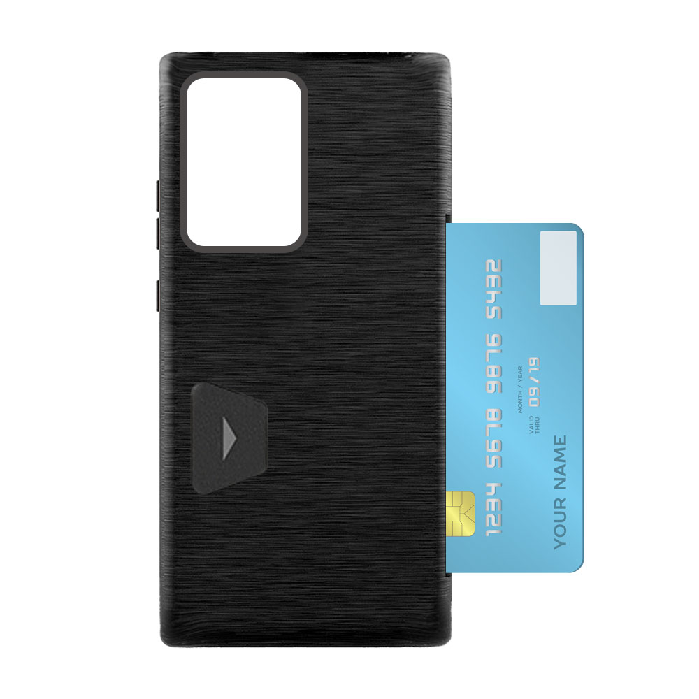 테크 카드 범퍼 케이스 블랙, 갤럭시노트20 울트라