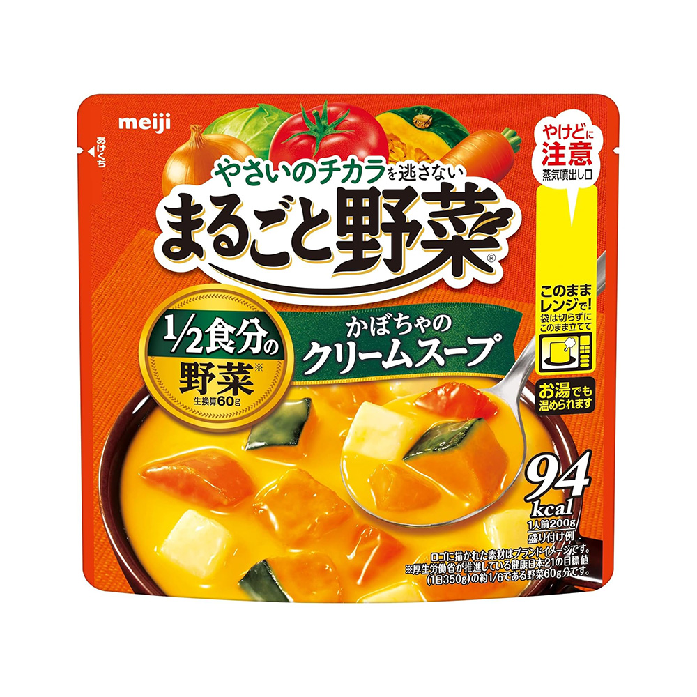 메이지 통째로 야채 호박크림스프 200g 6개세트