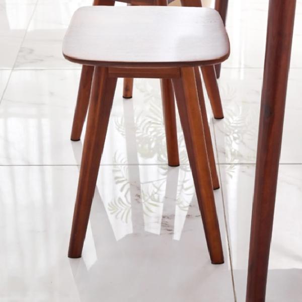 라운드 순수 원목 사각 스툴 낮은 원목 스툴 의자 디자인