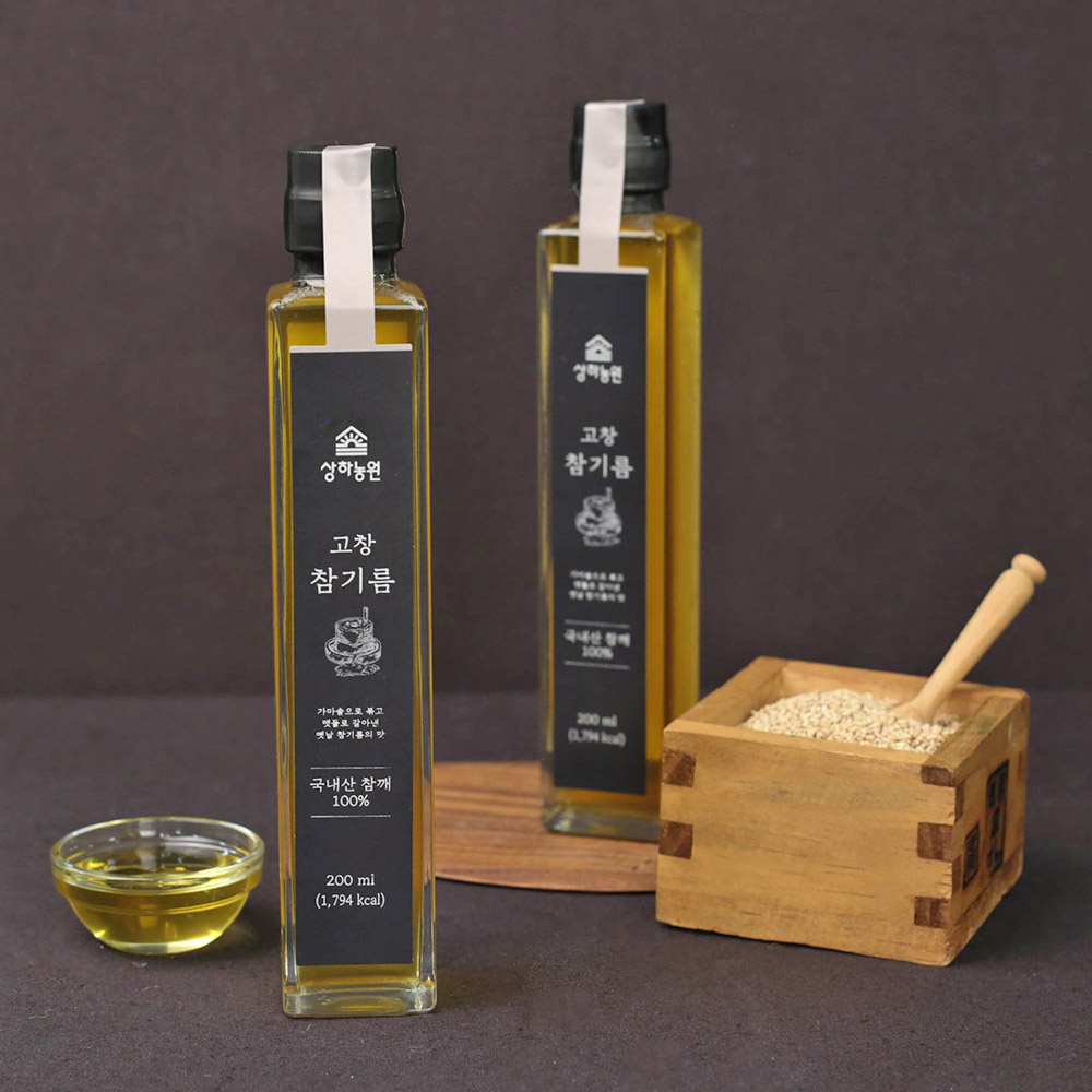 상하농원 고창 참기름 200ml