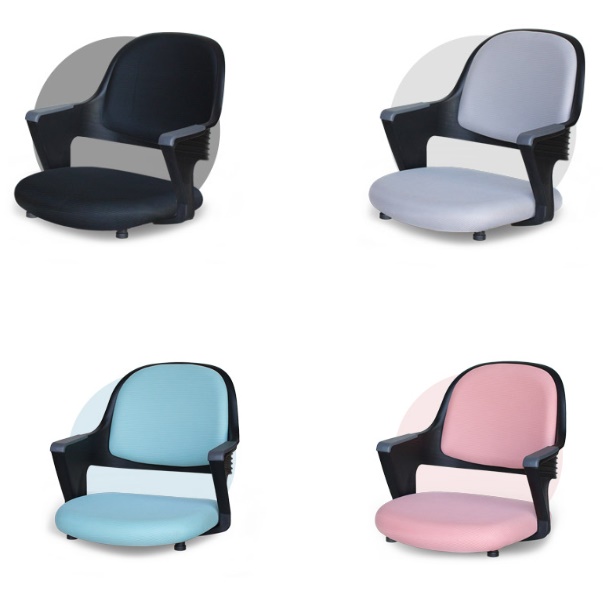 허리 보호의자 다리없는 척추 의자 팔걸이 등받이 앉은뱅이 의자 앉는 앉은 좌식