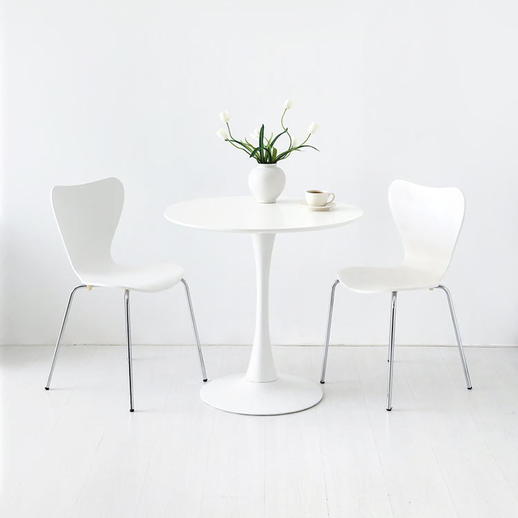 두게드 원형테이블 D80 SMTF80 + KURBY 의자 A타입 2인 세트