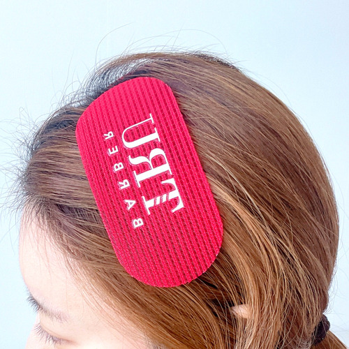 헤어 고정 시트 2P 부착 벨크로 찍찍이 핀 집게 잔머리 흘러내림 방지 화장 세안 클린징 이미지 7