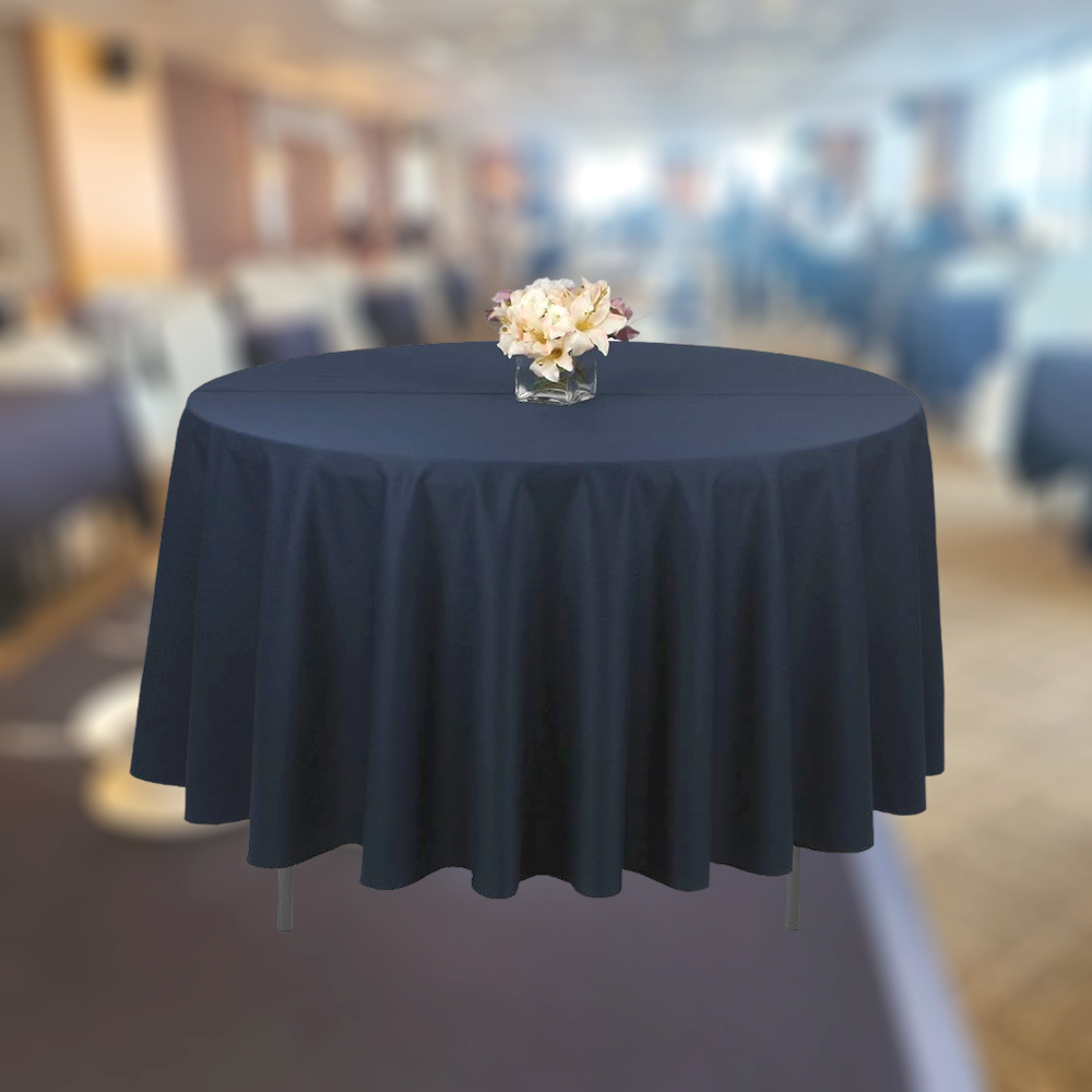 원형 테이블 식탁보 다목적 호텔 피로연 행사 파티 위생 덮개